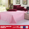 100GSM Solid Color Combo Microfiber Bed Sheet